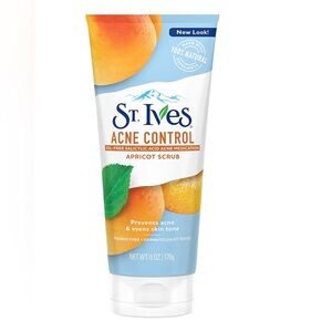 BNIP ST IVES ACNE CONTROL APRICOT SCRUB WITH OIL FREE SALICYLIC ACNE MEDICATION